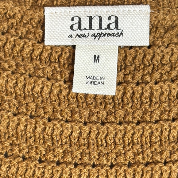 A.N.A. A NEW APPROACH ROYAL BROWN SLEEVELESS CROCHET MAXI DRESS **NWT** - Picture 11 of 12